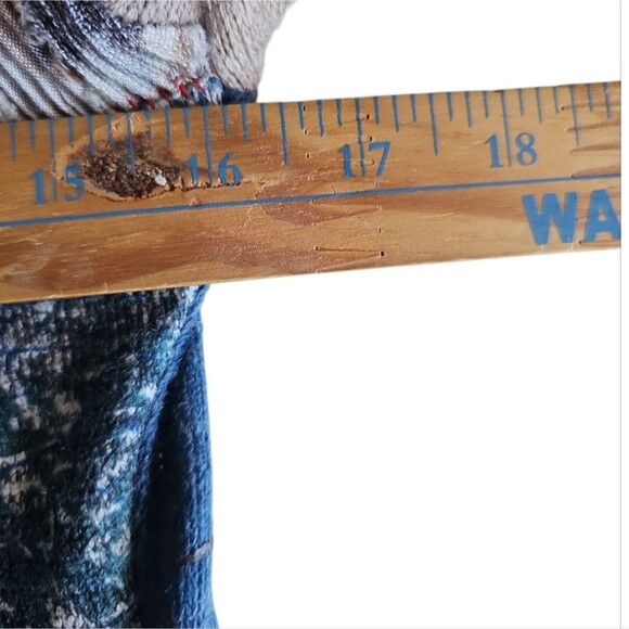 India Factory Hand-Painted Tunic Cowl Neck Art Top Size M One Of A Kind Piece - Picture 14 of 16